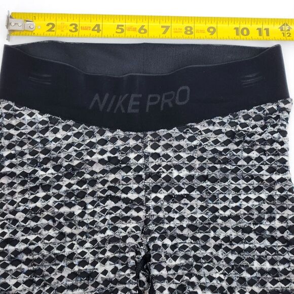 Nike Pro HyperWarm Velour Leggings Womens Size Small Athletic Compression Pants - Picture 5 of 9
